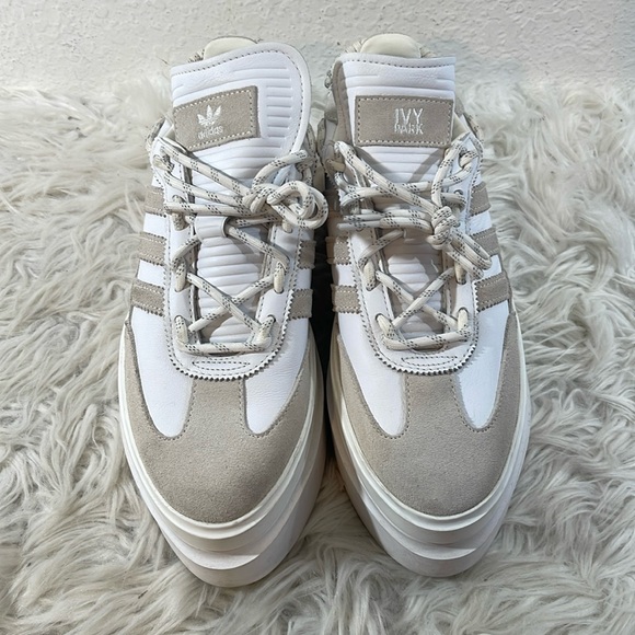 Adidas Ivy Park Super Sleek 72 Beyonce Beige White Platform GX2769 Women's 9.5 - Picture 2 of 15